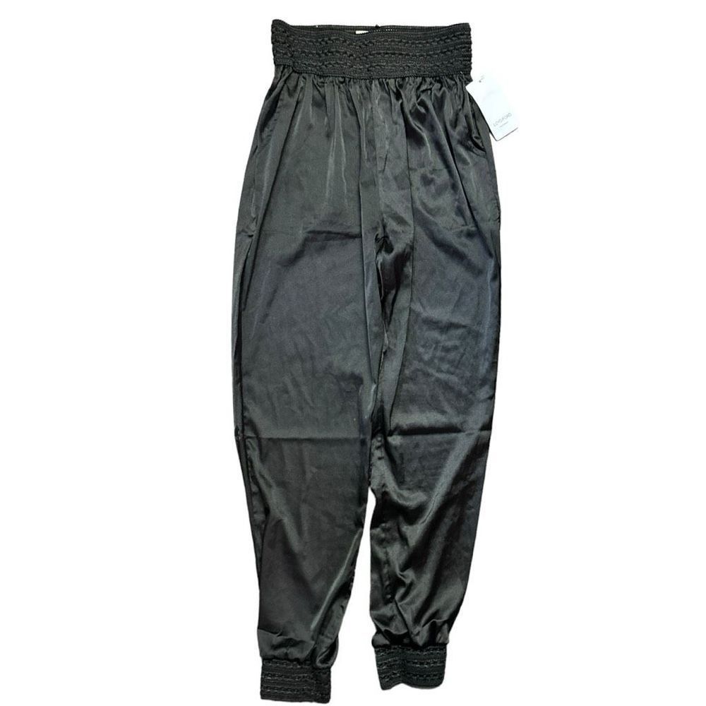NWT Loyd Ford black jogger pants size Small